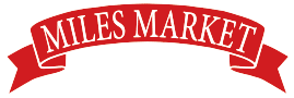 A theme logo of Miles Market